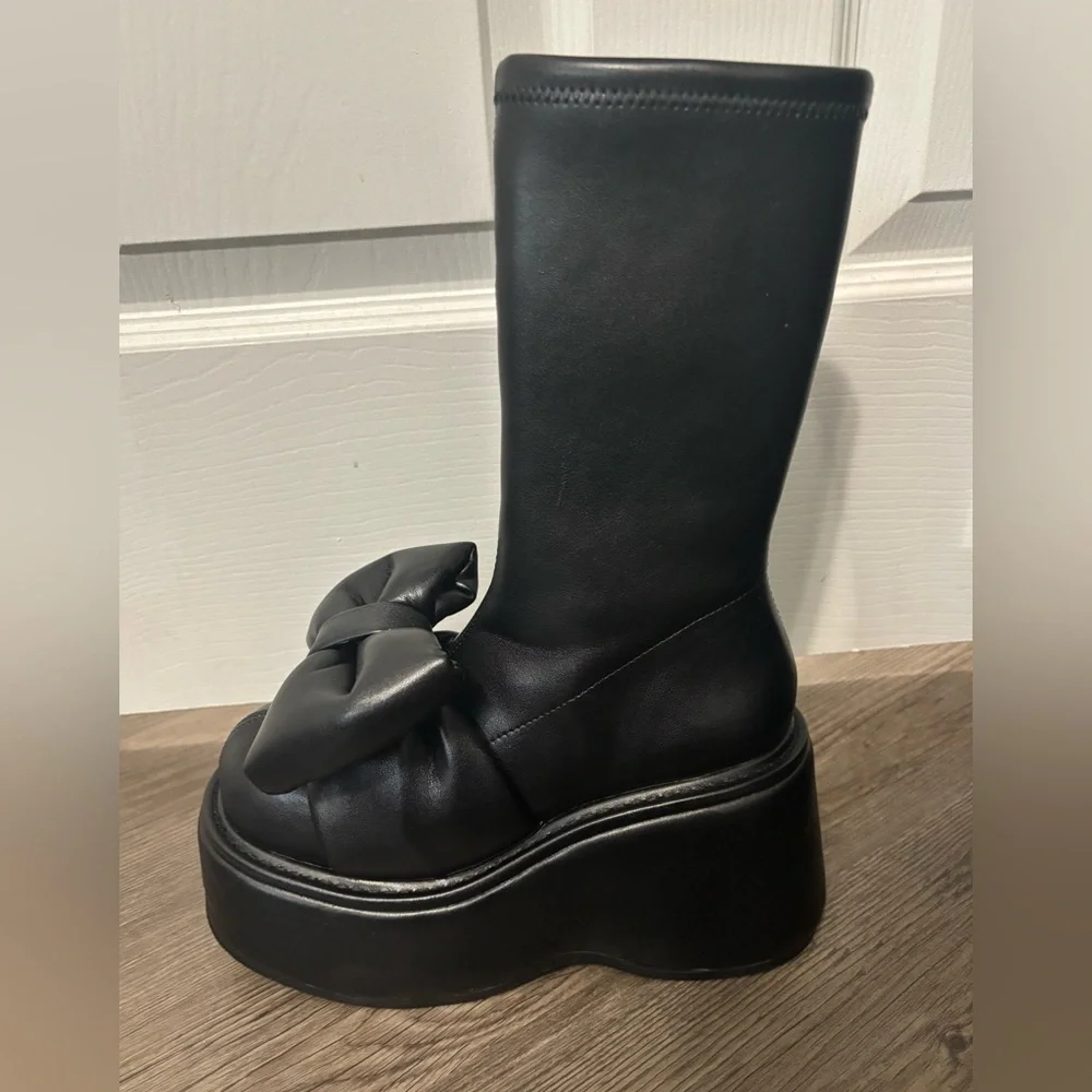 Dolls Kill / Sugar Thrillz Make It Mine Bow Booties